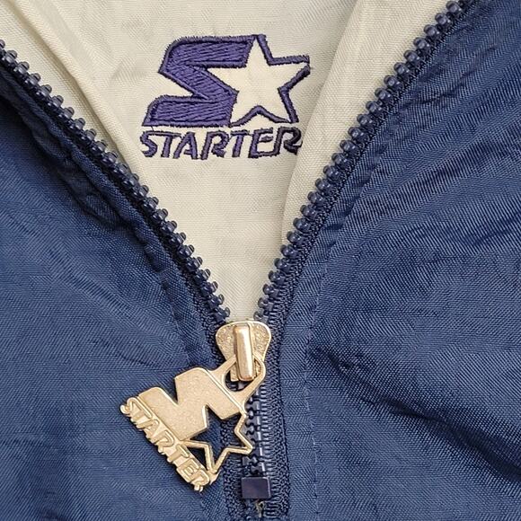 Vintage Dallas Cowboys Anorak Hooded Jacket Medium 24x26 Baggy Oversized 90s - Picture 4 of 16